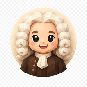バッハの似顔絵