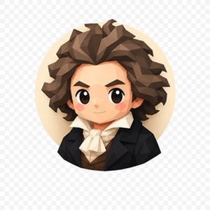 ベートーヴェンの似顔絵